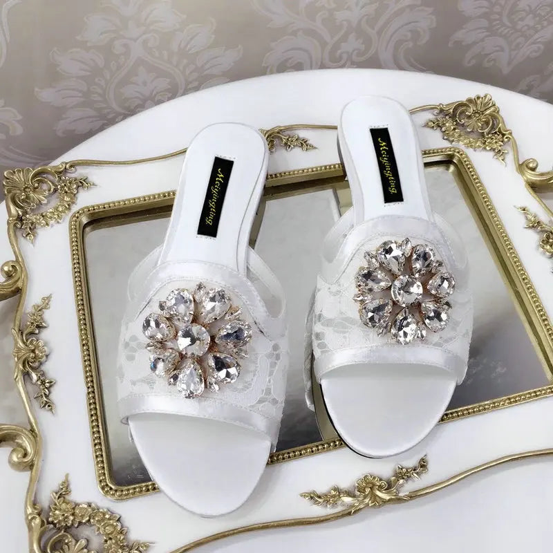 Ladies Lace Wedding Shoes