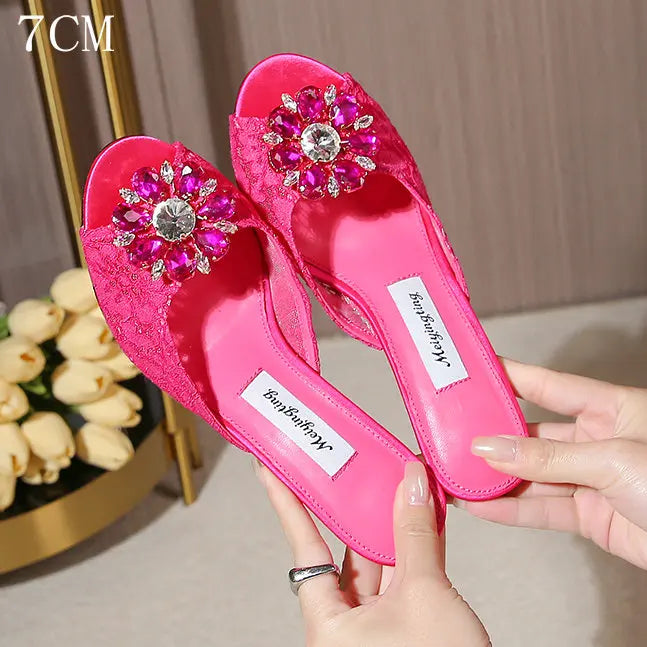 Ladies Lace Wedding Shoes