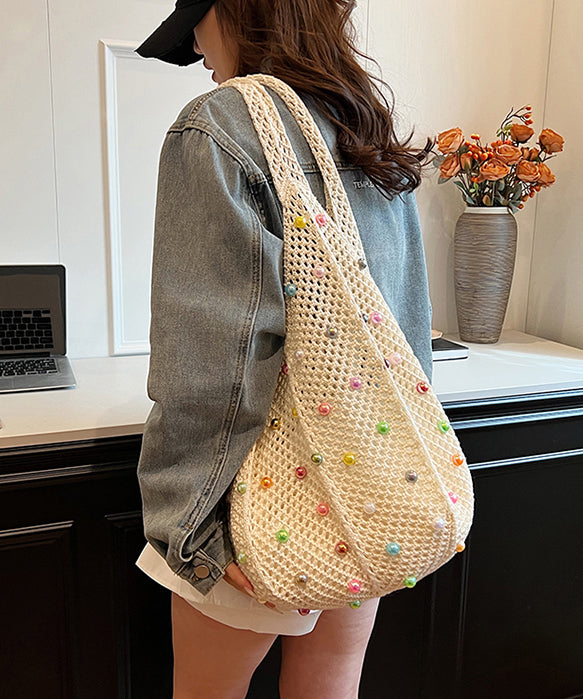 Large Capacity Beige Versatile Satchel Bags II034
