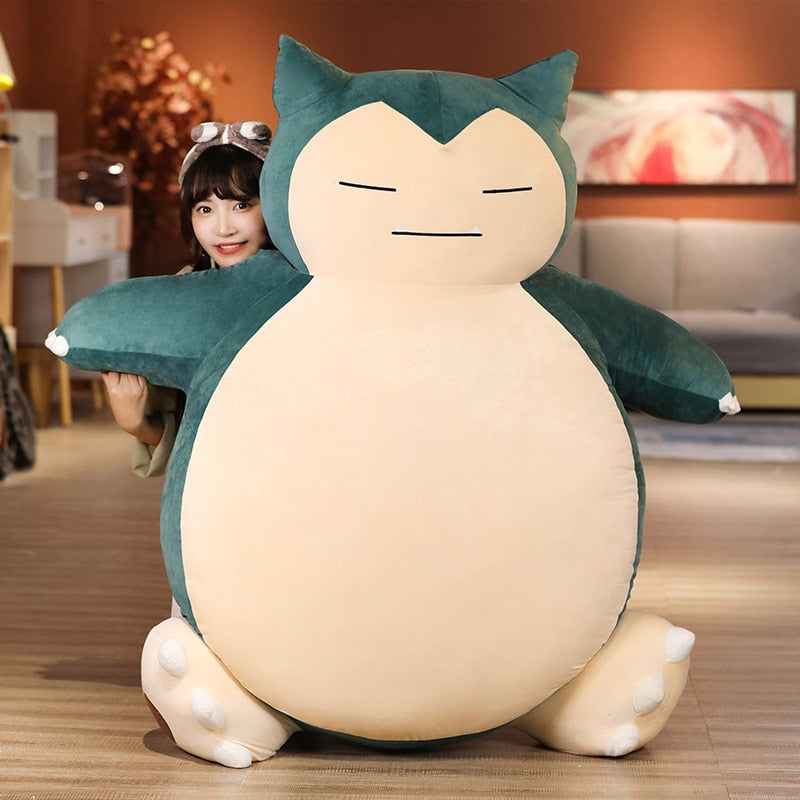 Große Größe 200 cm Snorlax Anime Weiche Puppe Plüschtiere Kissen Nur Bettbezug (keine Füllung) mit Reißverschluss Kindergeschenk 
