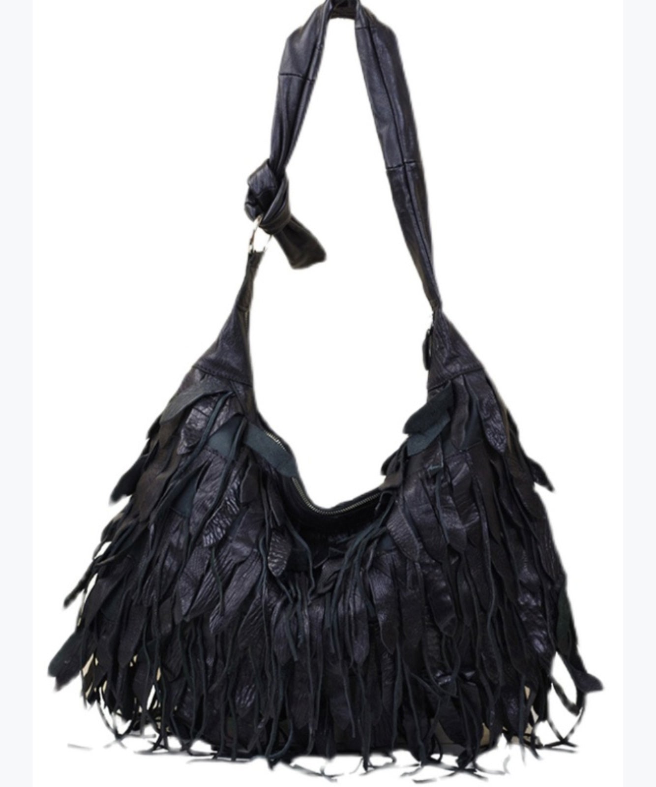 Leisure Sheepskin Tassel Shoulder Bag