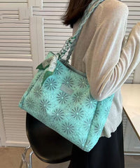 Leisure Versatile Green Large Capacity Satchel Bag