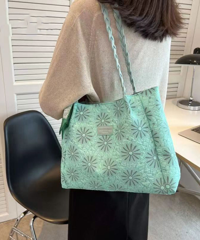 Leisure Versatile Green Large Capacity Satchel Bag