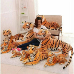 Länge einschließlich Schwanz Tiger Plüschtier Simulation Tiger Weiches Tier Tiger Plüschkissen Spielzeugpuppe Kindergeschenk Kuscheltiere 