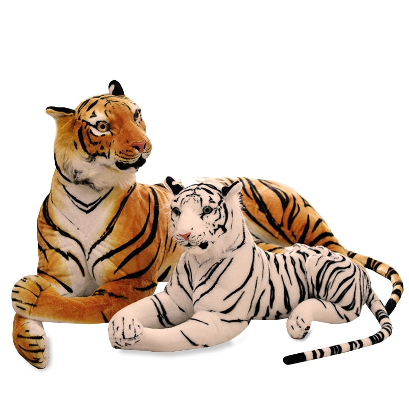Länge einschließlich Schwanz Tiger Plüschtier Simulation Tiger Weiches Tier Tiger Plüschkissen Spielzeugpuppe Kindergeschenk Kuscheltiere 