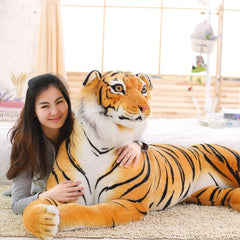 Länge einschließlich Schwanz Tiger Plüschtier Simulation Tiger Weiches Tier Tiger Plüschkissen Spielzeugpuppe Kindergeschenk Kuscheltiere 