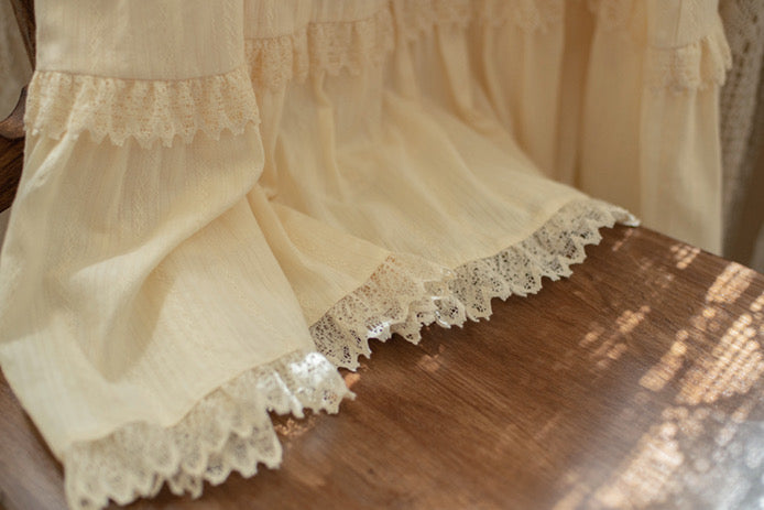 Lilly of The Valley Embroidered CottagecoreDress