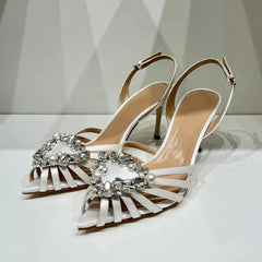 Love Rhinestone Pointy Stiletto Heel