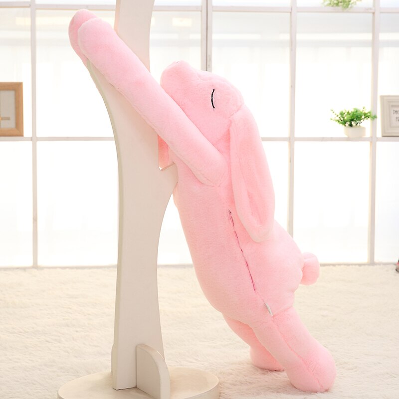 Schönes Riesentier 90cm 120cm Weiches Cartoon-Häschen mit großen Ohren Plüschtier Kaninchen Gefülltes Kissen Mädchen Geschenk 