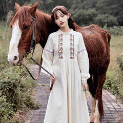 Mountain Traveller Mori Girl Vintage-style Cottagecore Dress