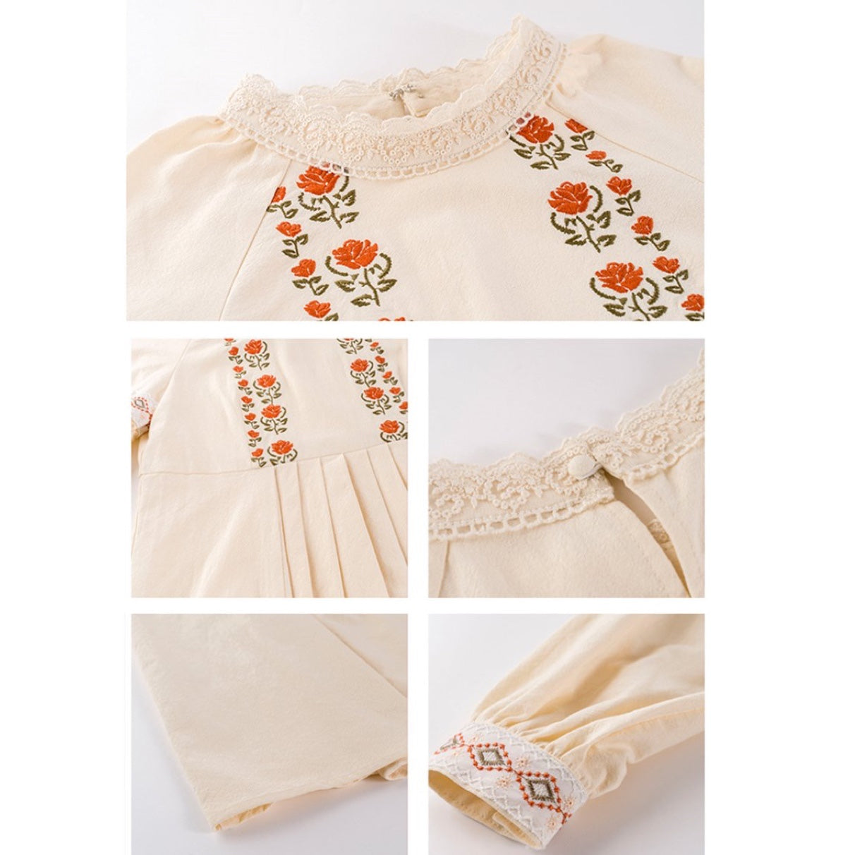 Mountain Traveller Mori Girl Vintage-style Cottagecore Dress