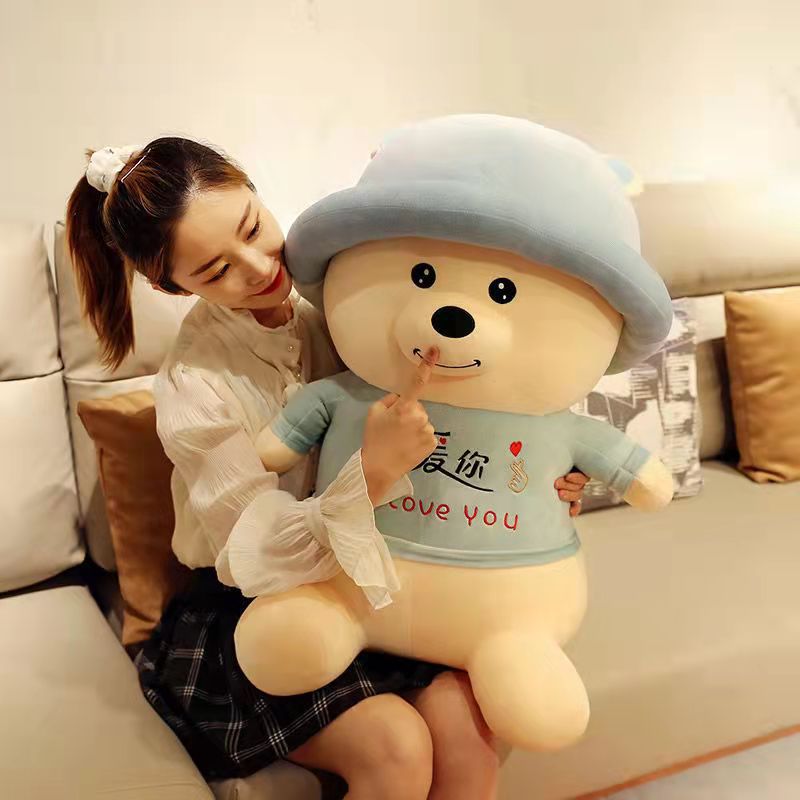 NEUES süßes großes Teddybärkissen Plüschpuppe Mädchen Spielzeug für Erwachsene Kuscheltiere Kinder Geburtstag Weihnachten Weihnachtsgeschenk 