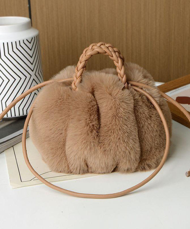 Folded Shoulder Bag Crossbody Coffee Single