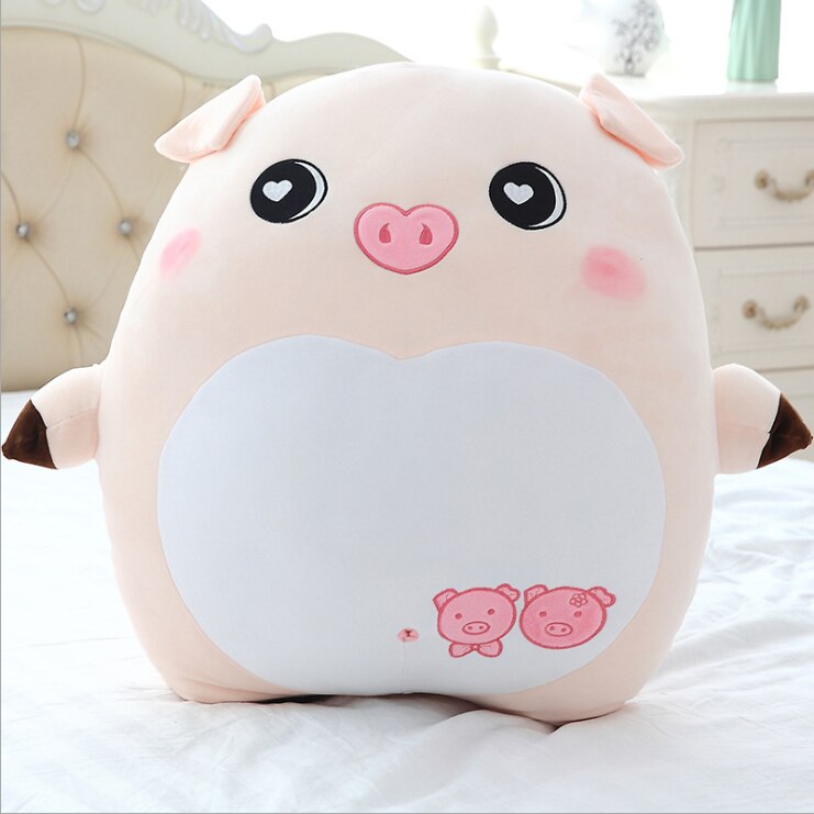 New 80cm Large Size Pig Plush Toys Kids Cushion Pillow Soft Car Sofa Calm Animal Stuffed Dolls Children Birthday Christmas Gift