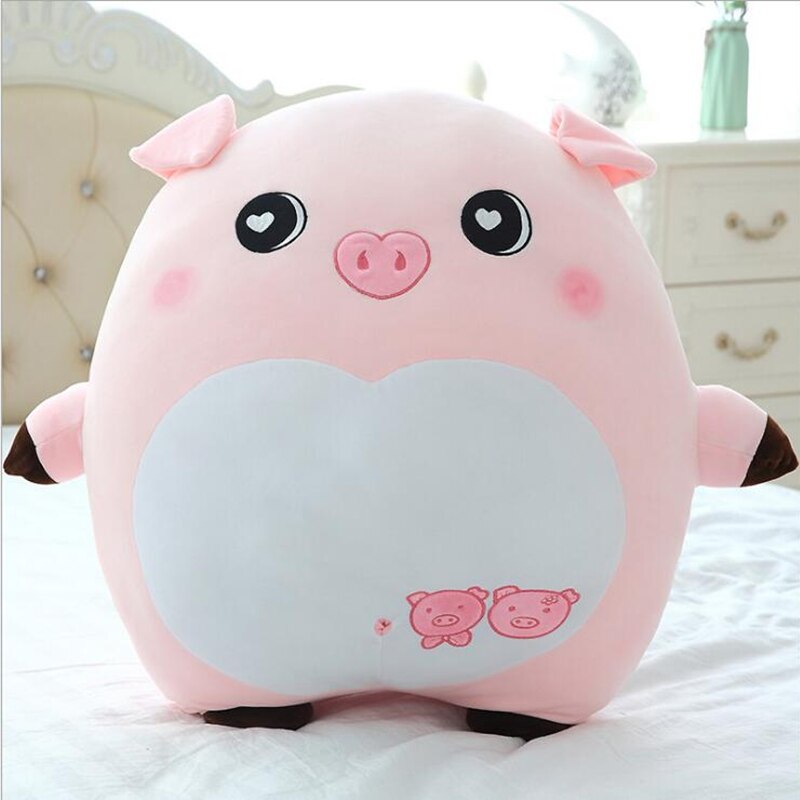 New 80cm Large Size Pig Plush Toys Kids Cushion Pillow Soft Car Sofa Calm Animal Stuffed Dolls Children Birthday Christmas Gift