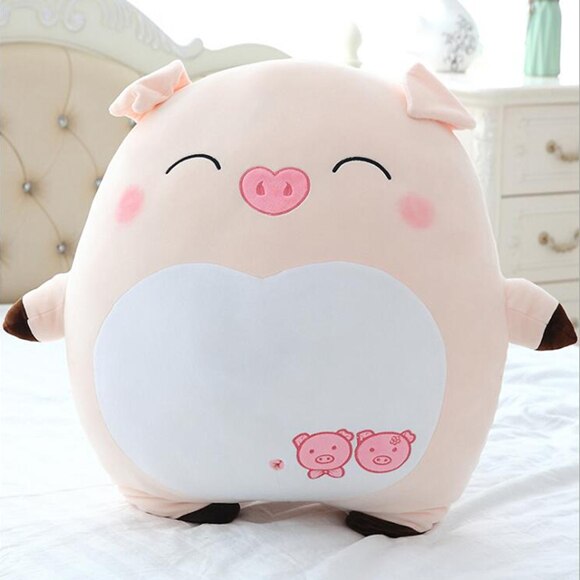 New 80cm Large Size Pig Plush Toys Kids Cushion Pillow Soft Car Sofa Calm Animal Stuffed Dolls Children Birthday Christmas Gift