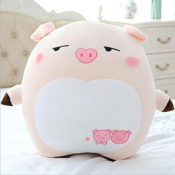 New 80cm Large Size Pig Plush Toys Kids Cushion Pillow Soft Car Sofa Calm Animal Stuffed Dolls Children Birthday Christmas Gift