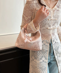 Chinese Style Beige Embroidered Crossbody Bag II038
