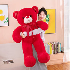 Neue Weihnachten Heißer Hohe Qualität Teddybär Mit Schal Kuscheltiere Bär Plüsch Spielzeug Puppe Kissen Kinder Liebhaber Geburtstag Baby Geschenk 