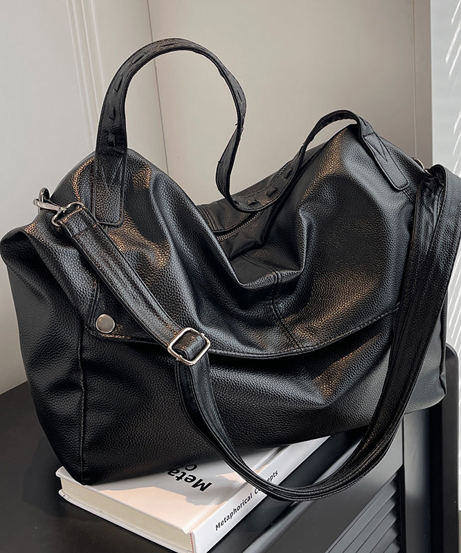 Coffee Colored Versatile Large Capacity Crossbody Bag