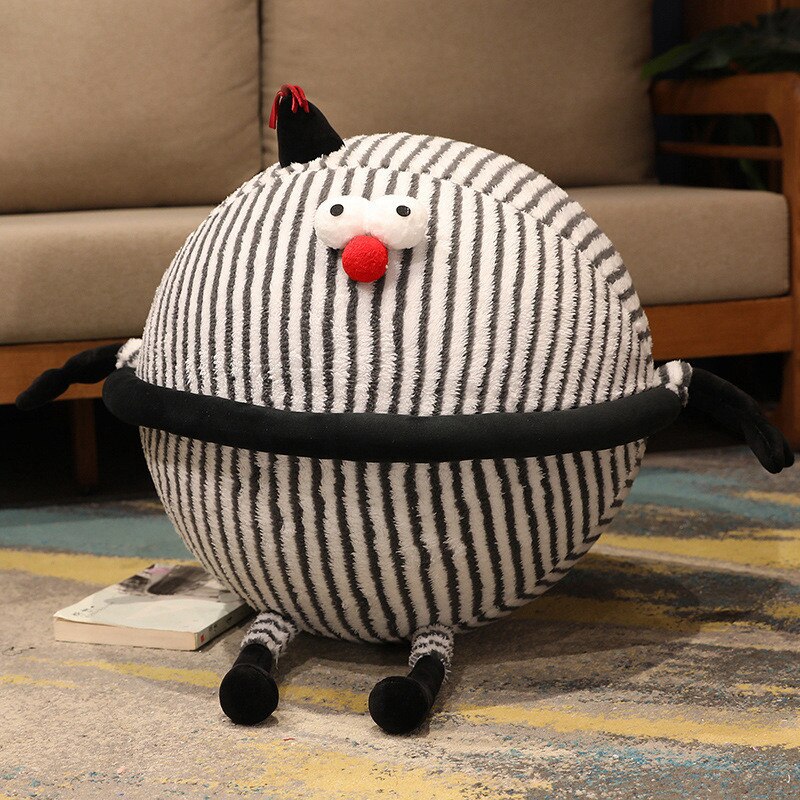 Neues aufblasbares Sofa Plüschspielzeug Niedliches Huhn Kreatives Netzwerk Cartoon Yoga Ball Grenzüberschreitendes Geschenk für Freundin 