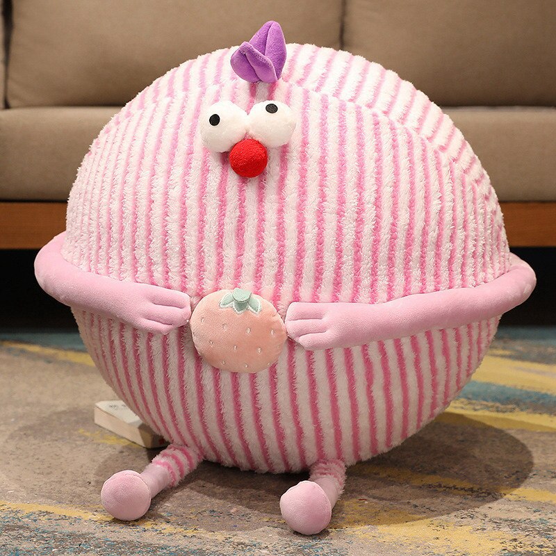 Neues aufblasbares Sofa Plüschspielzeug Niedliches Huhn Kreatives Netzwerk Cartoon Yoga Ball Grenzüberschreitendes Geschenk für Freundin 