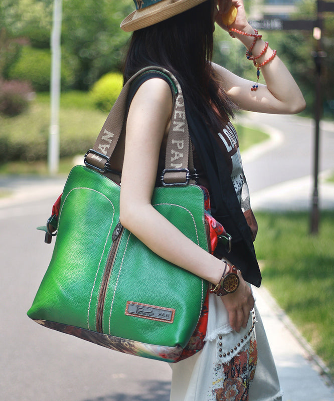 Original Design Print Patchwork Large Capacity Messenger Bag