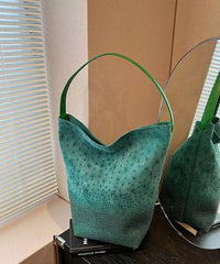 Rose Large Capacity Zircon Faux Suede Shoulder Bag