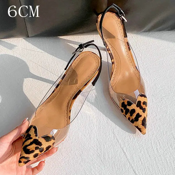 PVC Transparent Pointy Head High Heel