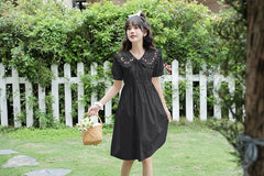 Nightfruit Dark Cottagecore Dress