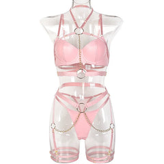 Neck Strap Chain Lingerie set
