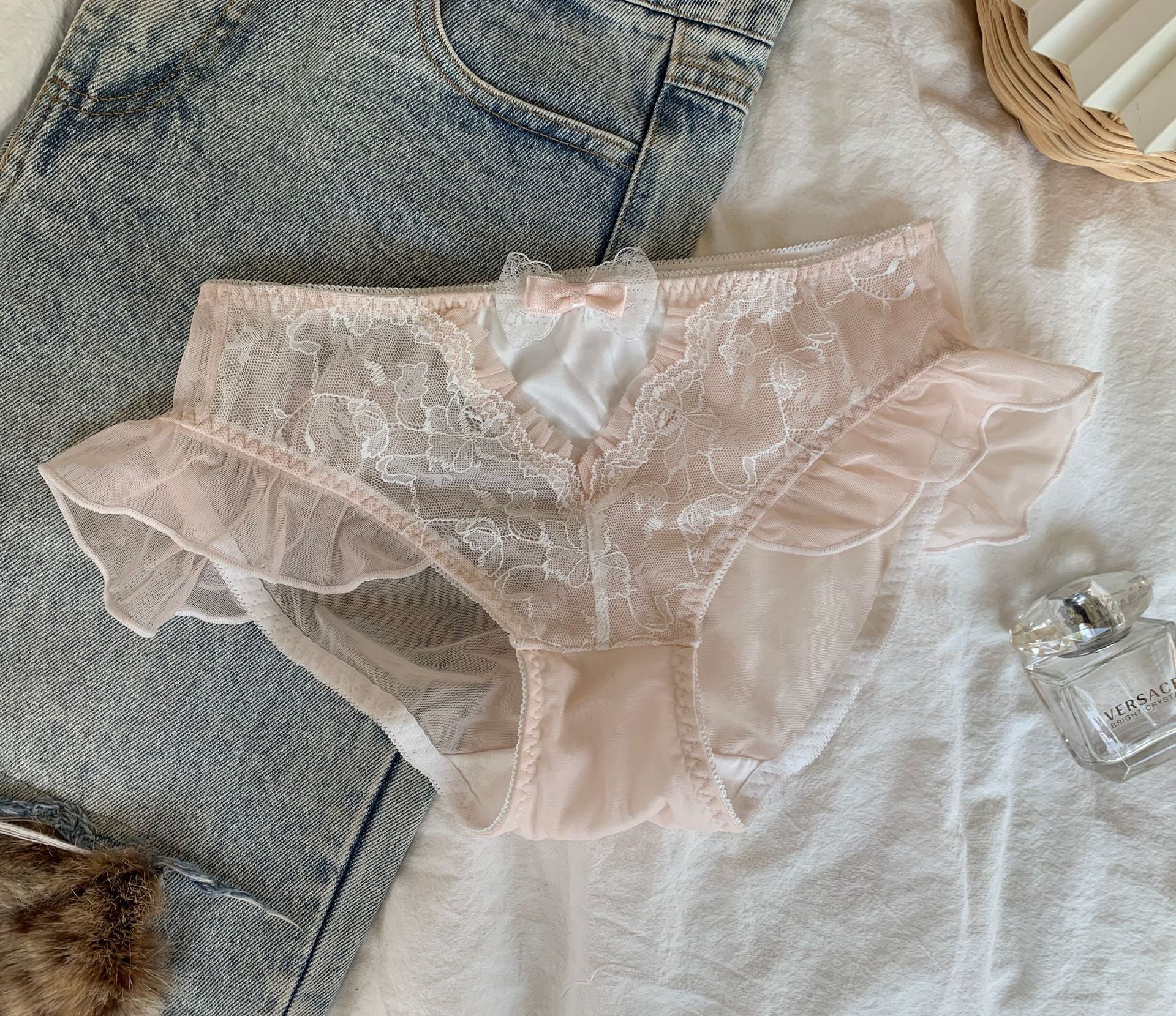 Coquette Dessous-Set aus Spitze, 2-teilig