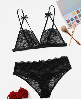 Plus Size Nocturnal Garden Bra Set