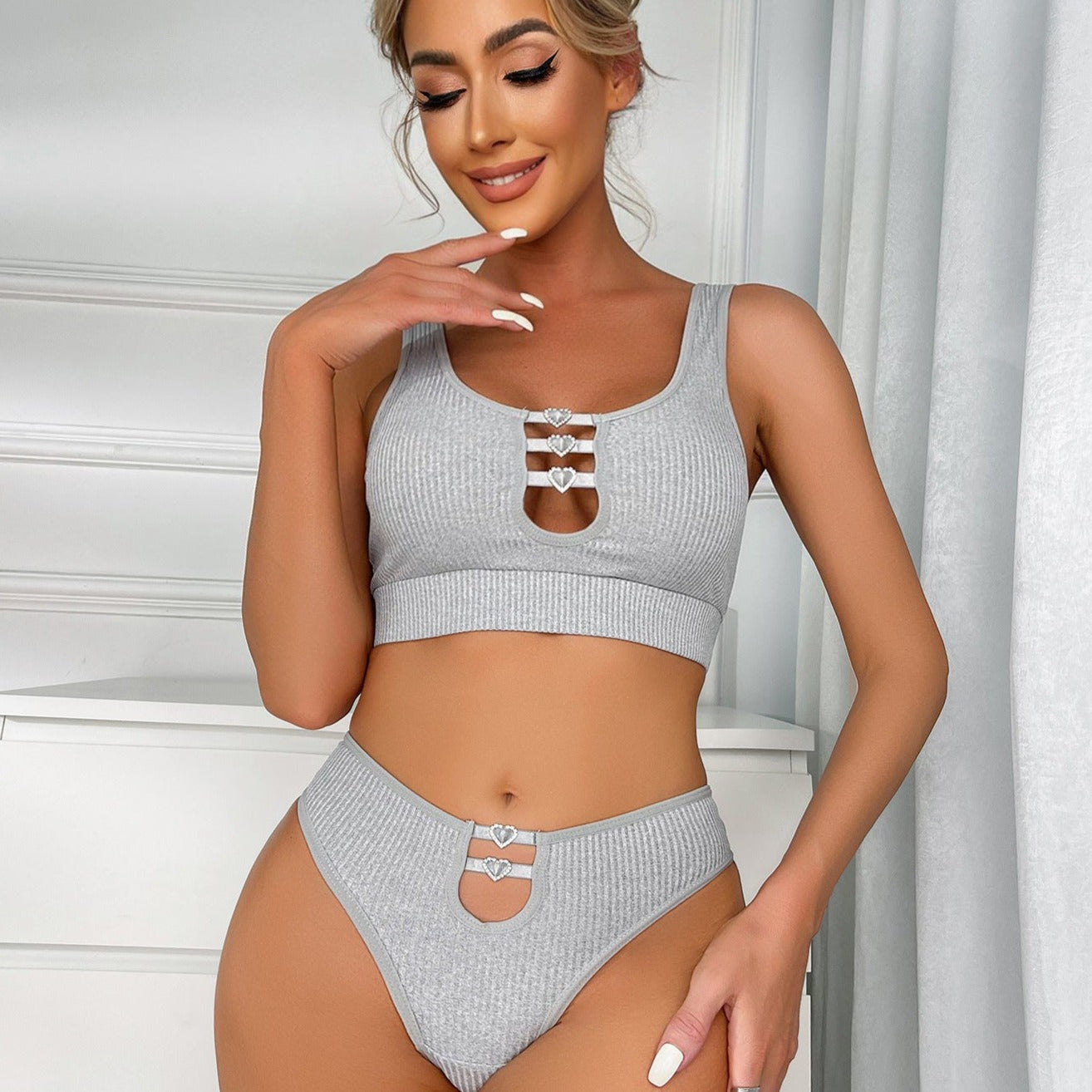 Lace Camisole Sexy Lingerie Set