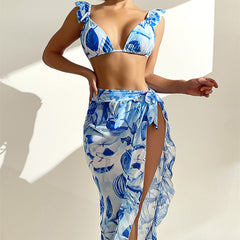 Lightweight Three-Piece Set Resort Swim