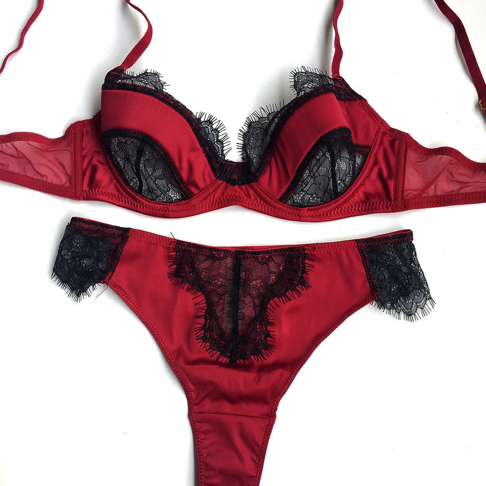 Sexy Lace Trim Lingerie Set