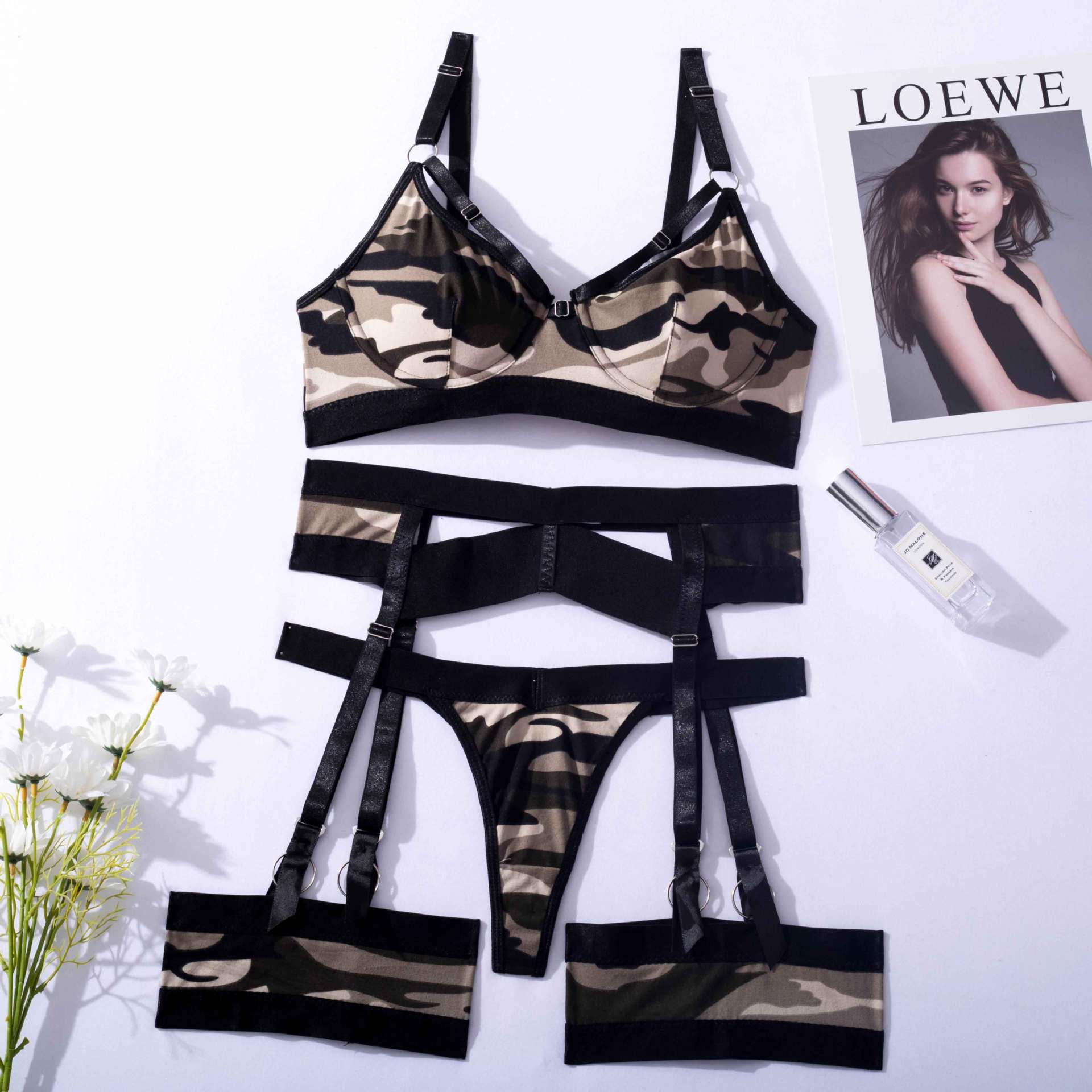 Sexy Camouflage Lingerie set