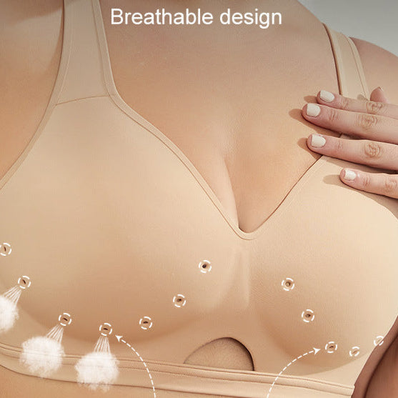 Plus Size Eamless Thin Bralettle Set