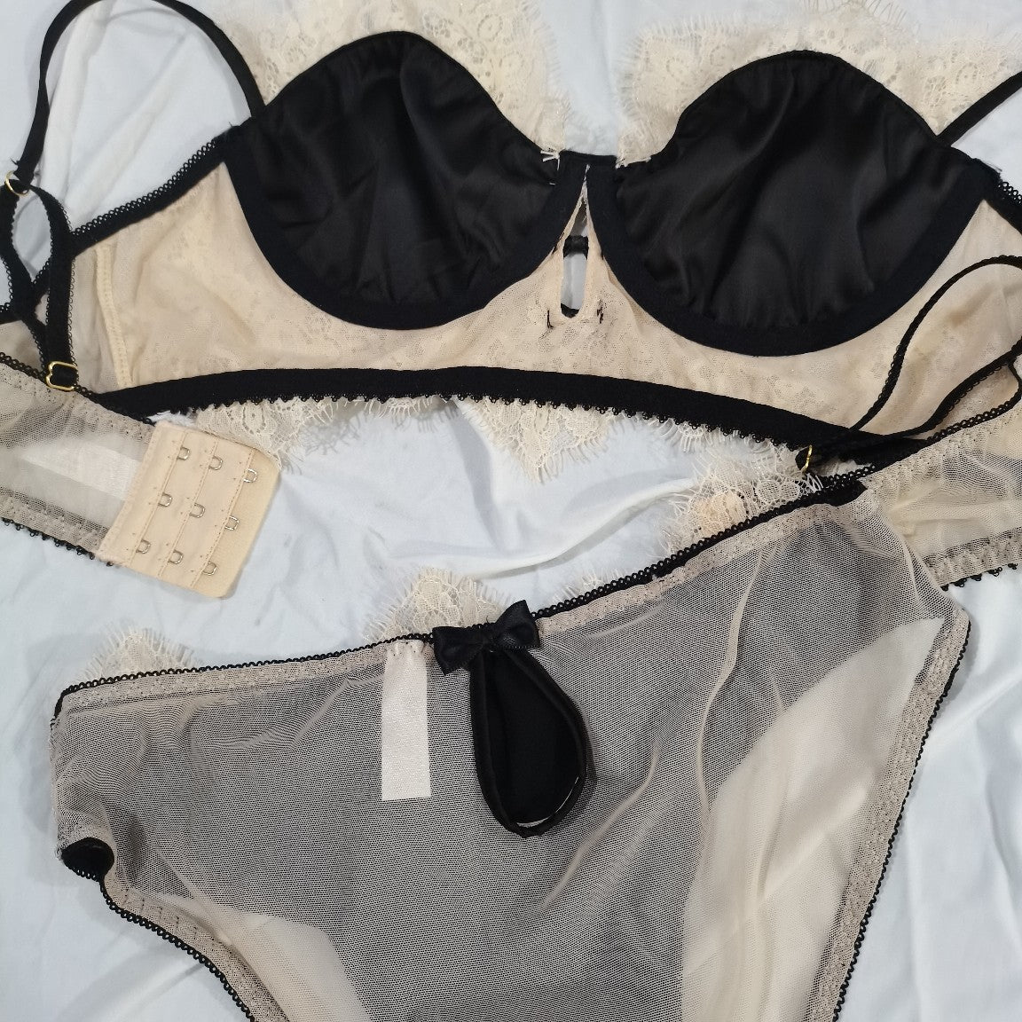 Romantic Vintage-Lace 2-Piece Princesscore Lingerie Set