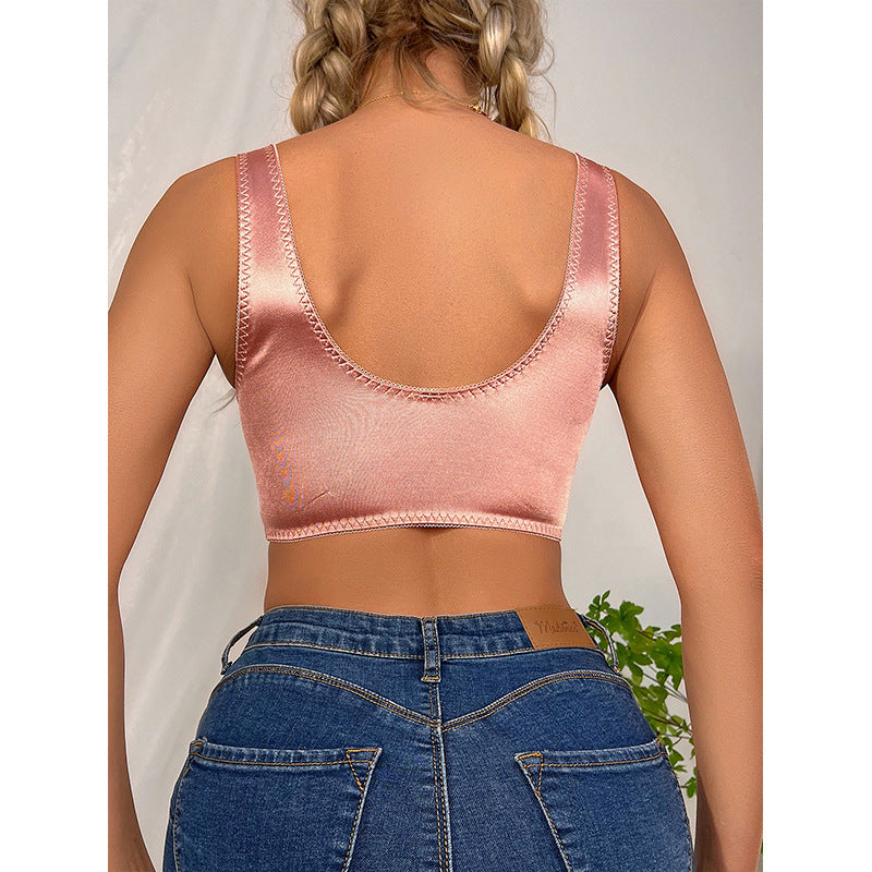 Corsets Push Up Suspender Top With Underwire