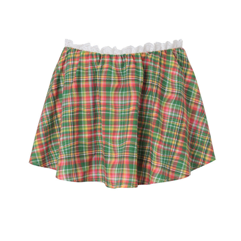 Sweet Lace Slim Low Waist Skirt