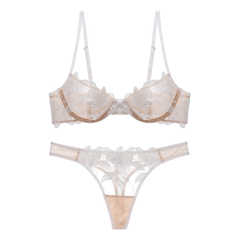 Large Breast Push Up Bra Set