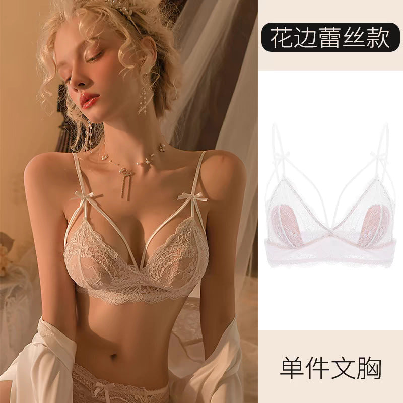 Lace Bralette Set Without Underwire
