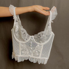 Sexy Lace Embroidery Corset