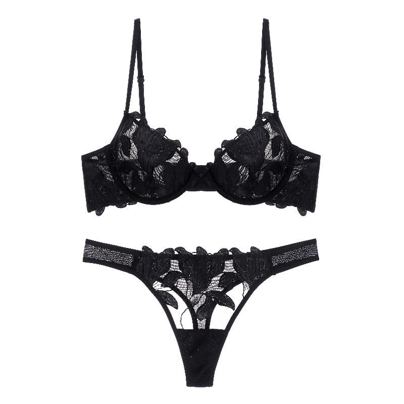 Large Breast Push Up Bra Set