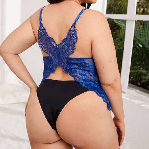 Sexy Bow Knot Transparent Lace Cross Corsets
