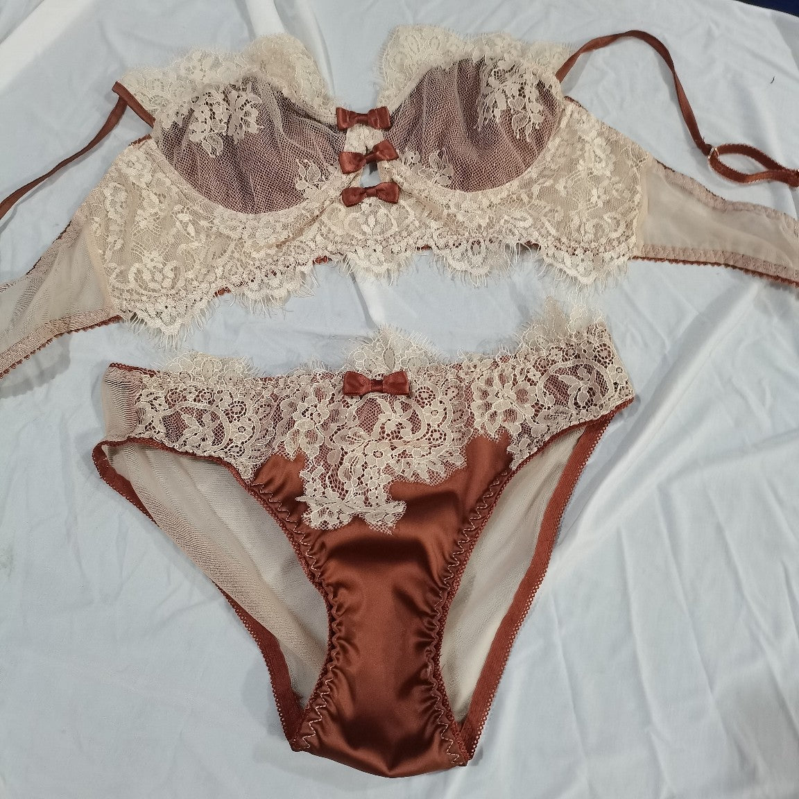 Romantic Vintage-Lace 2-Piece Princesscore Lingerie Set