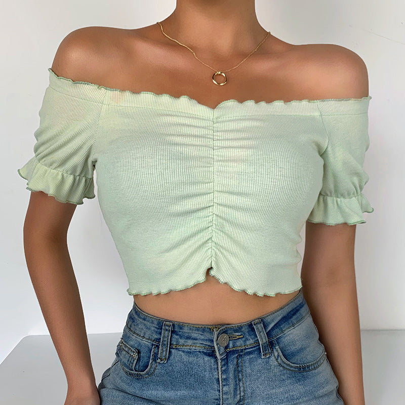 Collarbone-Exposing Knitted Corsets