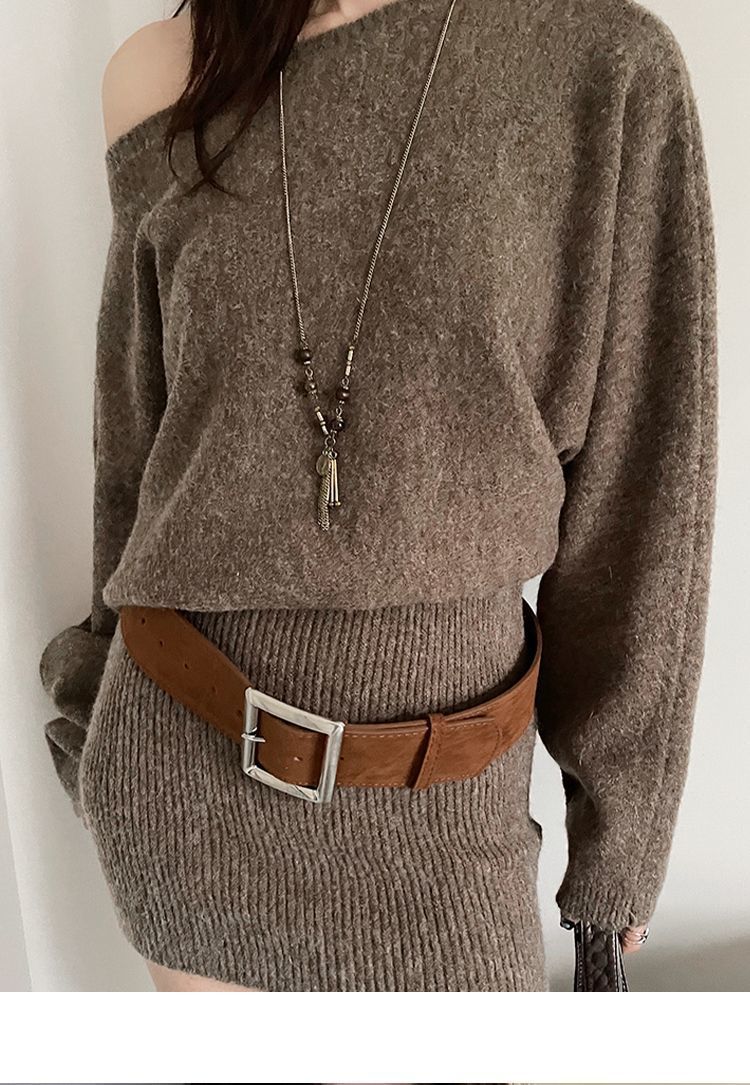 Wide Belt Suede Faux Suede Square Pin Buckle Belt Waist