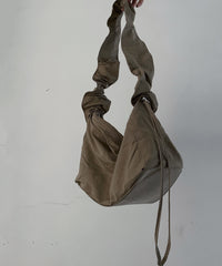 Original Design Khaki Drawstring Large Capacity Satchel Bags SX1008